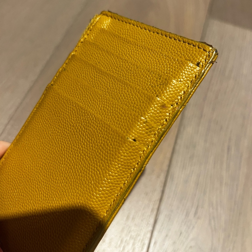 Zip Fragments YSL Monogram Pouch Card Case Wallet - Picture 7 of 15